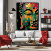 Painting by Numbers Art Lifestyle Half Buddha Face